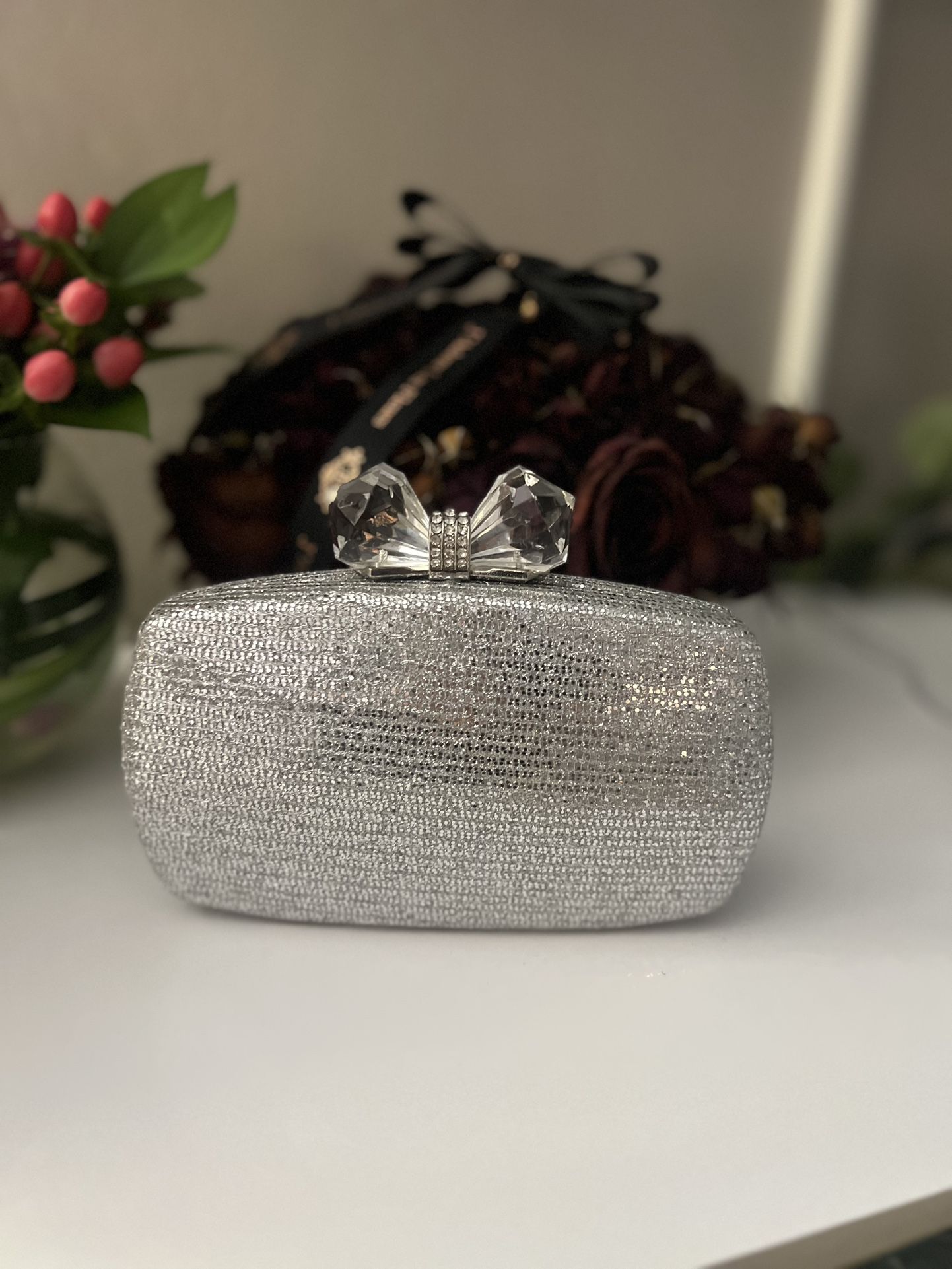 Silver Clutch Bag