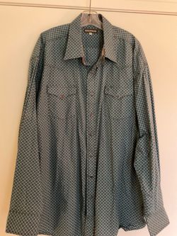 Stetson Men's Long Sleeve Button-Up Shirt 3XL Unworn