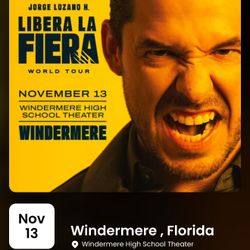 Jorge Lozano H Libera La Fiera Tickets 