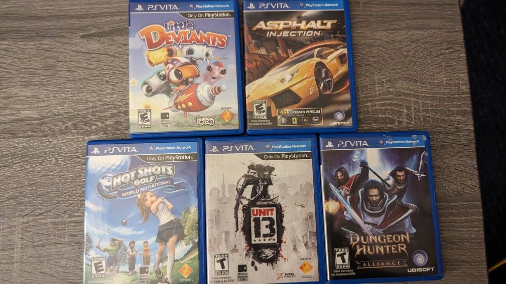 Vita games on sale deals