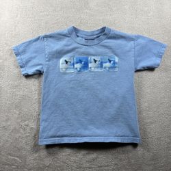 Vintage Sideout T-Shirt Youth Size Medium 6 Blue Y2K Surf Hawaii Skate #2B