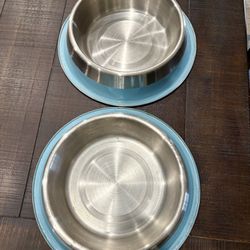 Pet Feeding Bowls (2) 