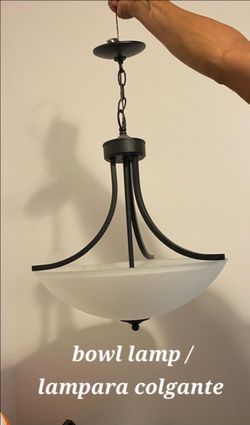 Bowl hanging light