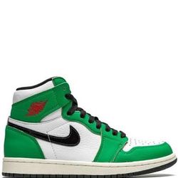Lucky Green Jordan 1s 