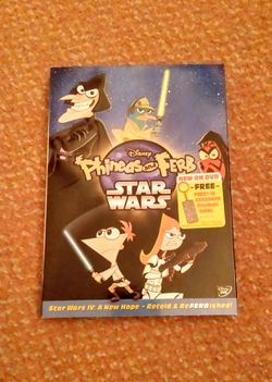 NEW Disney's Phineas and Ferb Star Wars DVD