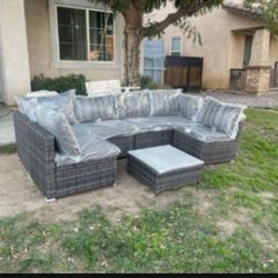 Modular 7-piece Patio Sofa Set I Know Outdoor Patio Furniture 🆕🚎🆕
