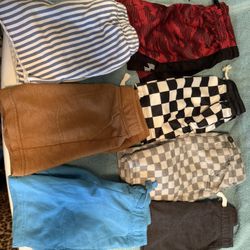 Toddler Boys Summer Clothing Shorts Bundle Lot Set of 7 Pairs 