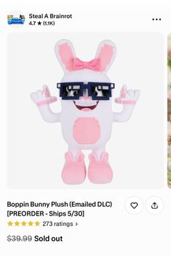Steel a Brainrot Boppin Bunny Plushy