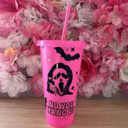 Scream Plastic Cup 🩷🖤