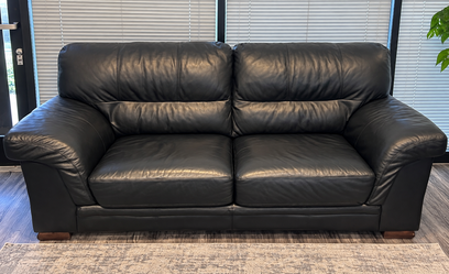 Modern Black eather Sofa