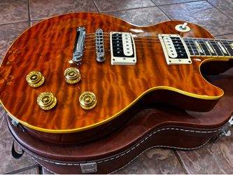 Orville Standard QM Solidbody Electric Guitar - Amber Burst (1995)