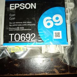 Epson 69 cyan Ink Cartridge(In Sealed Package)