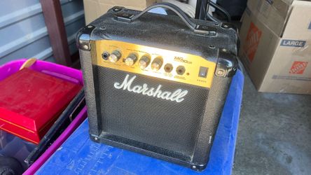 Marshall MG10 amp.  Works great.