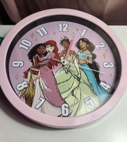 Princess Clock 10x10 Inches