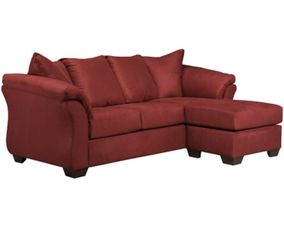 Red velvet sofa! Other couch and Loveseat set deals here