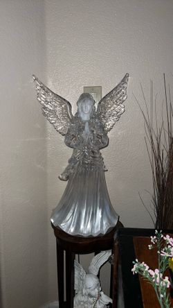 Praying Angel statue LED light up Christmas Easter decor