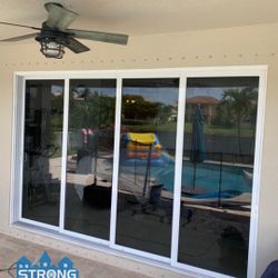 144x80 IMPACT SLIDING DOOR / Frames And All Hardware Included