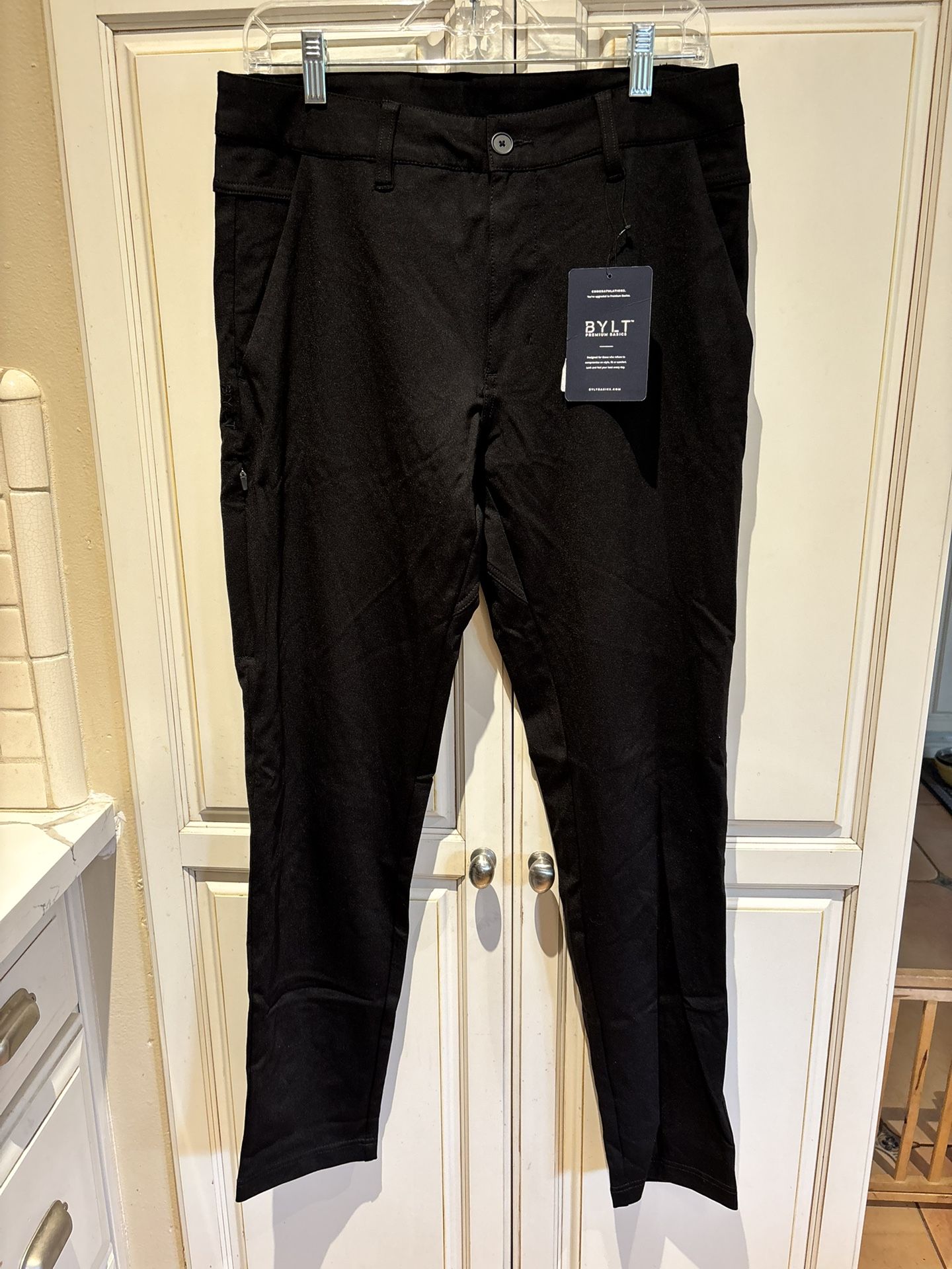 NWT BYLT black jogger pant size M