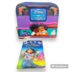 Loungefly Disney Encanto Mirabel and Antonio Small Zip Wallet