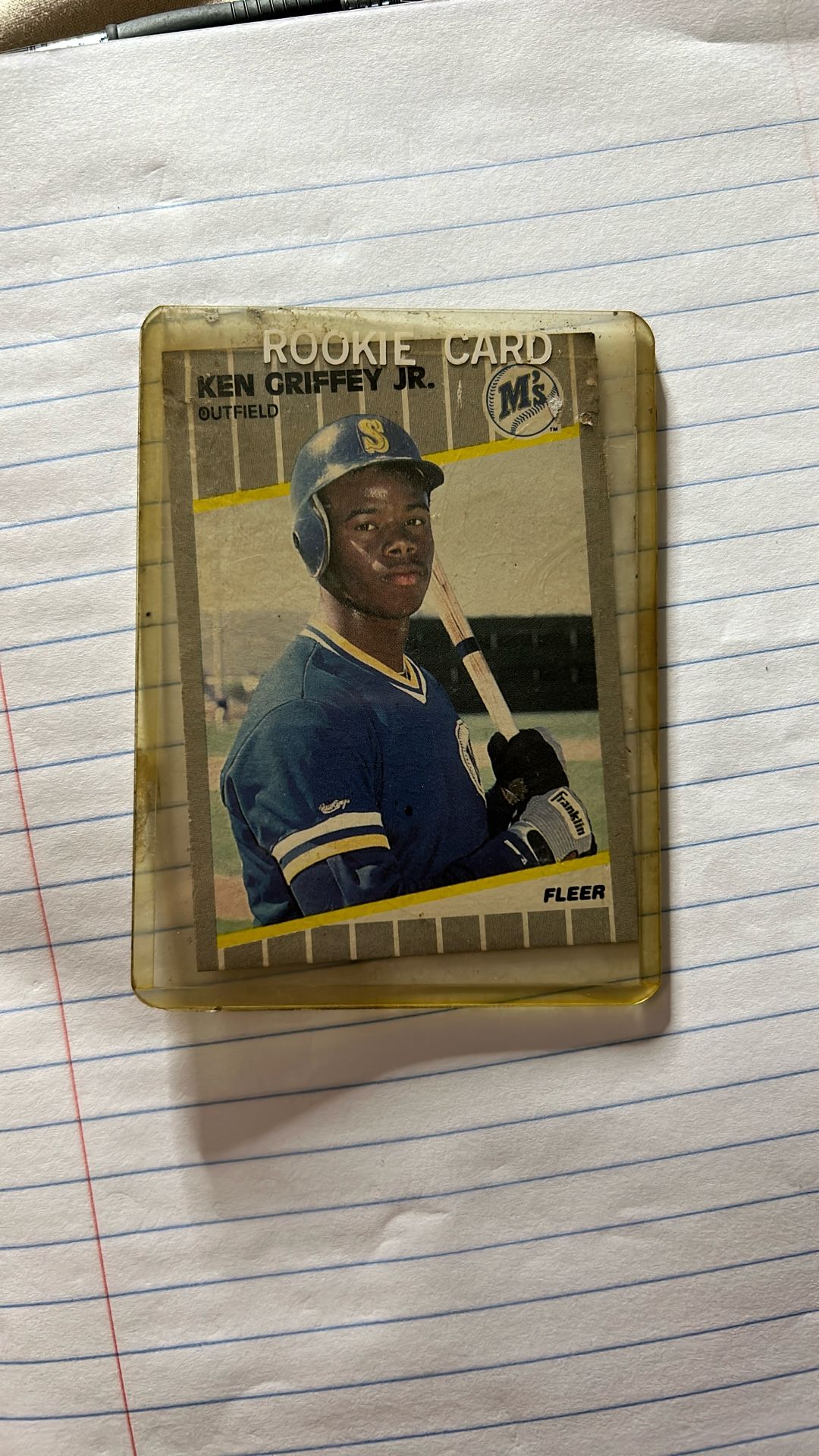 Ken Griffey Jr Rookie Baseball Card