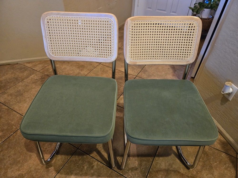Rattan Dining Chairs Set