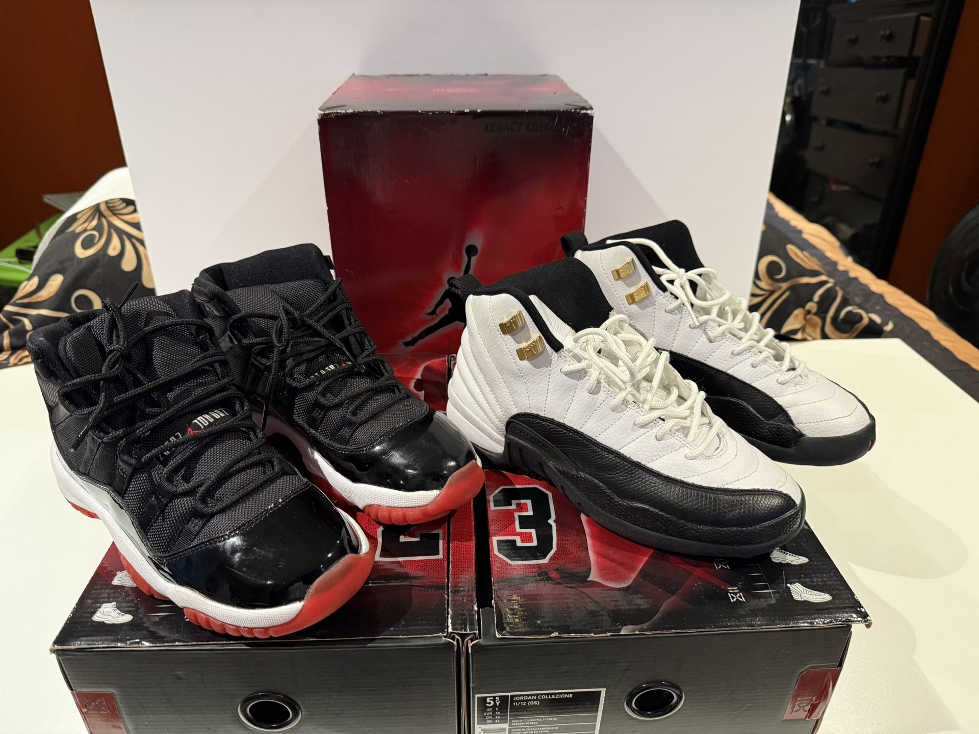 Nike Air Jordan COUNTDOWN Pack 11/12 Retro GS Size