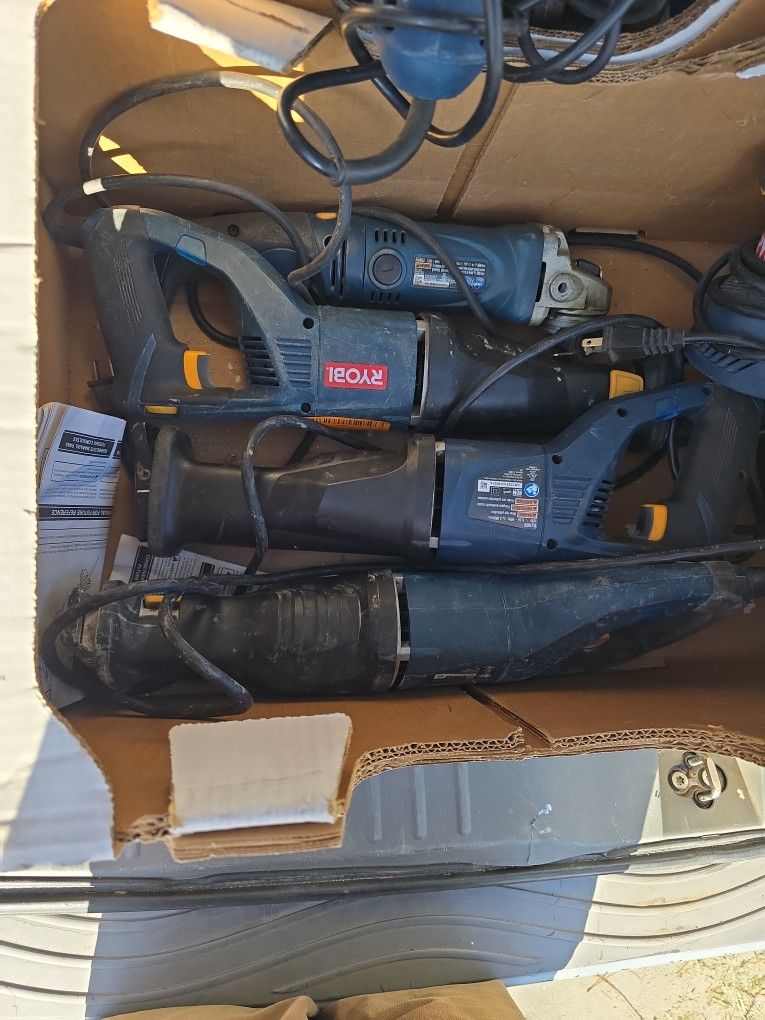 grinders, Sanders, reciprocating saws not working