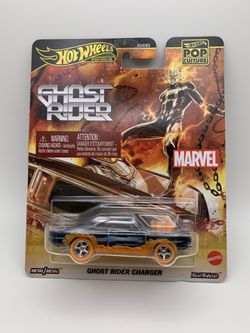 Hot Wheels Premium Pop Culture Marvel Ghost Rider Charger