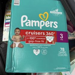 BRAND NEW CRUISER PAMPERS SIZE 3