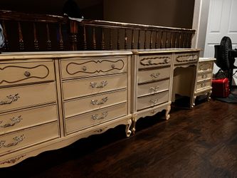 Dresser Desk And Night Stand