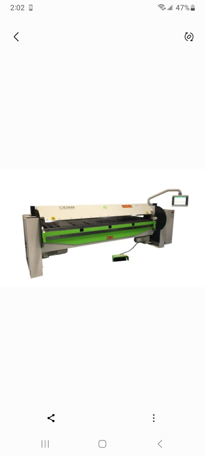 CIDAN FOLDING MACHINE-