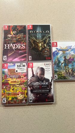 Nintendo switch games $30 EACH