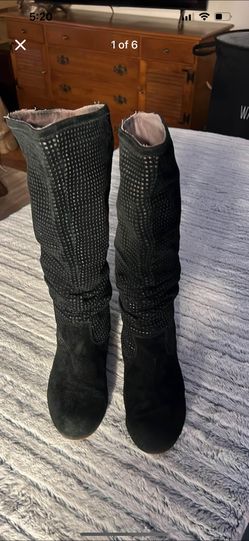 Uggs All Leather Slouchy Boots 9