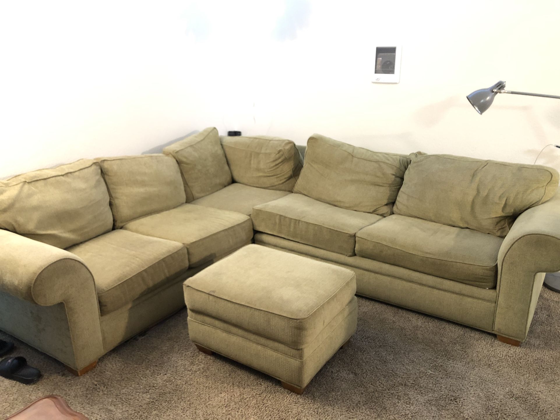 Sectional With Ottoman (free)