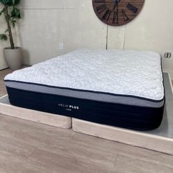 Like New, Fast Delivery Available — Helix Plus "Luxe" Queen Mattress