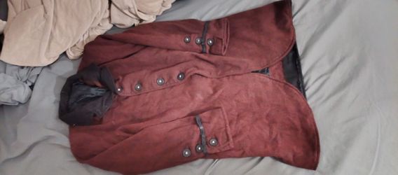 Assassin's Creed sack coat 1800s Syndicate Red blighter gang Handmade 40 Men