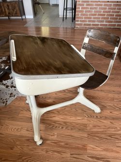 Antique School Desk