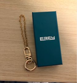 EFFY Gold-Tone Chain Keychain with Clasp