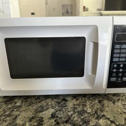 White Microwave 