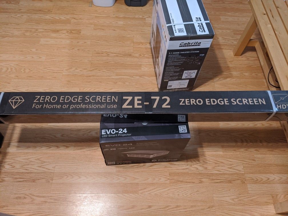 Evo-24 4k Projector with Screen