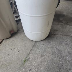 White Barrel 55 Gallon