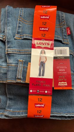 Levi's Youth Flare Jean Size 12