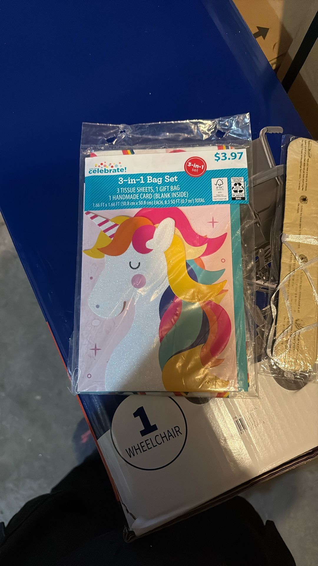 3in1 Gift bag,card,tissue Paper Set