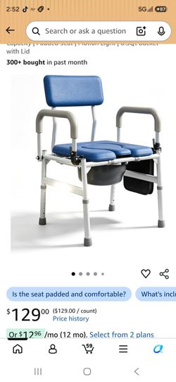 Portable commode