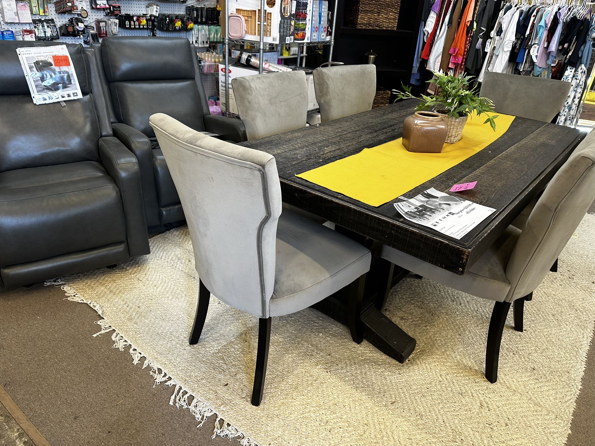 Dining Table $549 Chairs $129 NEW