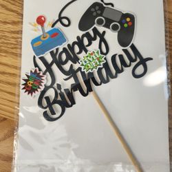 Gamer Cake Topper