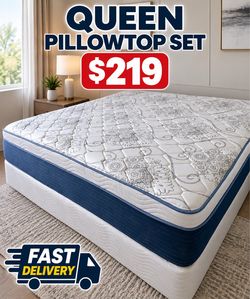 🇺🇸NEW QUEEN PILLOWTOP SET $219