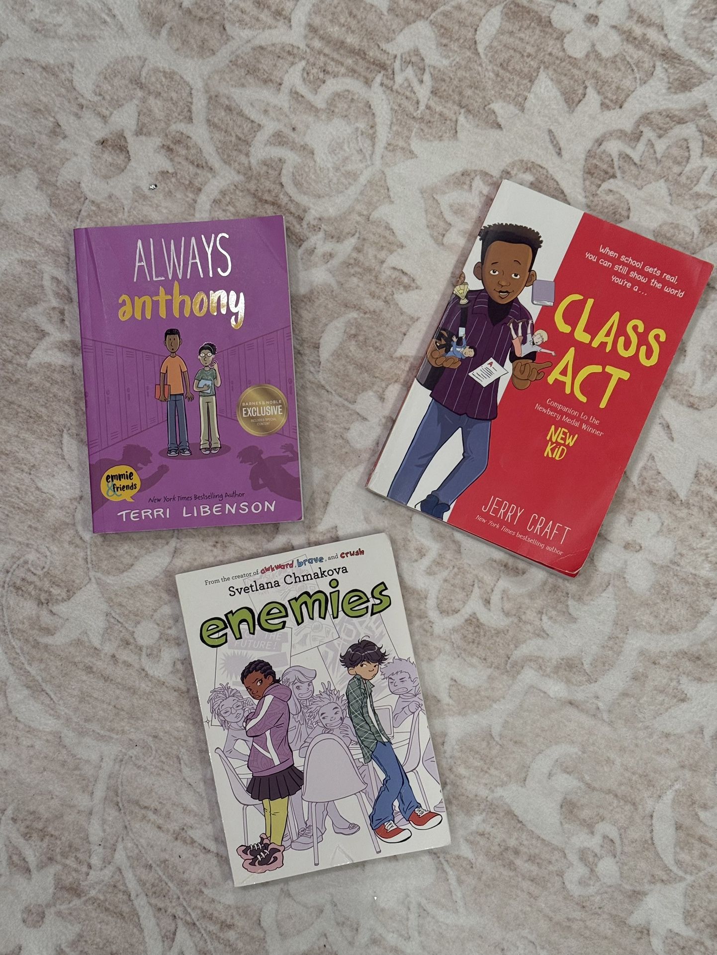 Class Act, Always Anthony, enemies