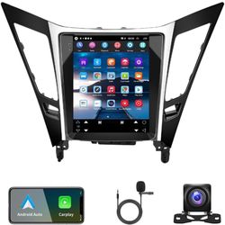 2G+32G]9.7 HD Touch Screen Android 13 Car Radio for Hyundai Sonata 2010-2015 Car Stereo with Wireless Apple Carplay Android Auto, with GPS Navigation,