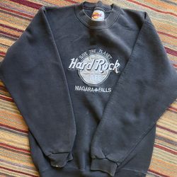 Hard Rock Cafe Size Small Sweatshirt . Small Discoloration on Sleeve. Made in the USA. East Dundee .